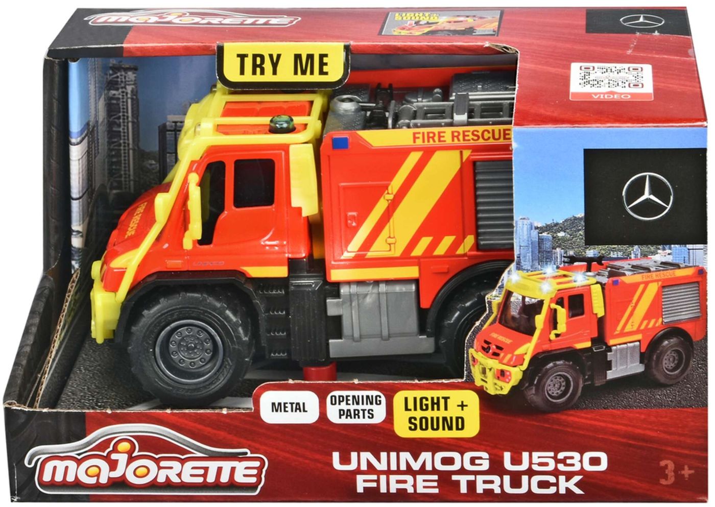 MAJORETTE MASINA DE POMPIERI MERCEDES UNIMOG U530 CU - Imagine 1 [ps:11871eb9-4fd0-4f27-9ed8-5cc07c5fe621]