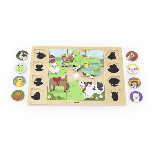 Puzzle Gaseste si Potriveste, Ferma, Viga - Imagine 1 [ps:22fd00ea-f6c3-4821-b709-dac8c6d90967]