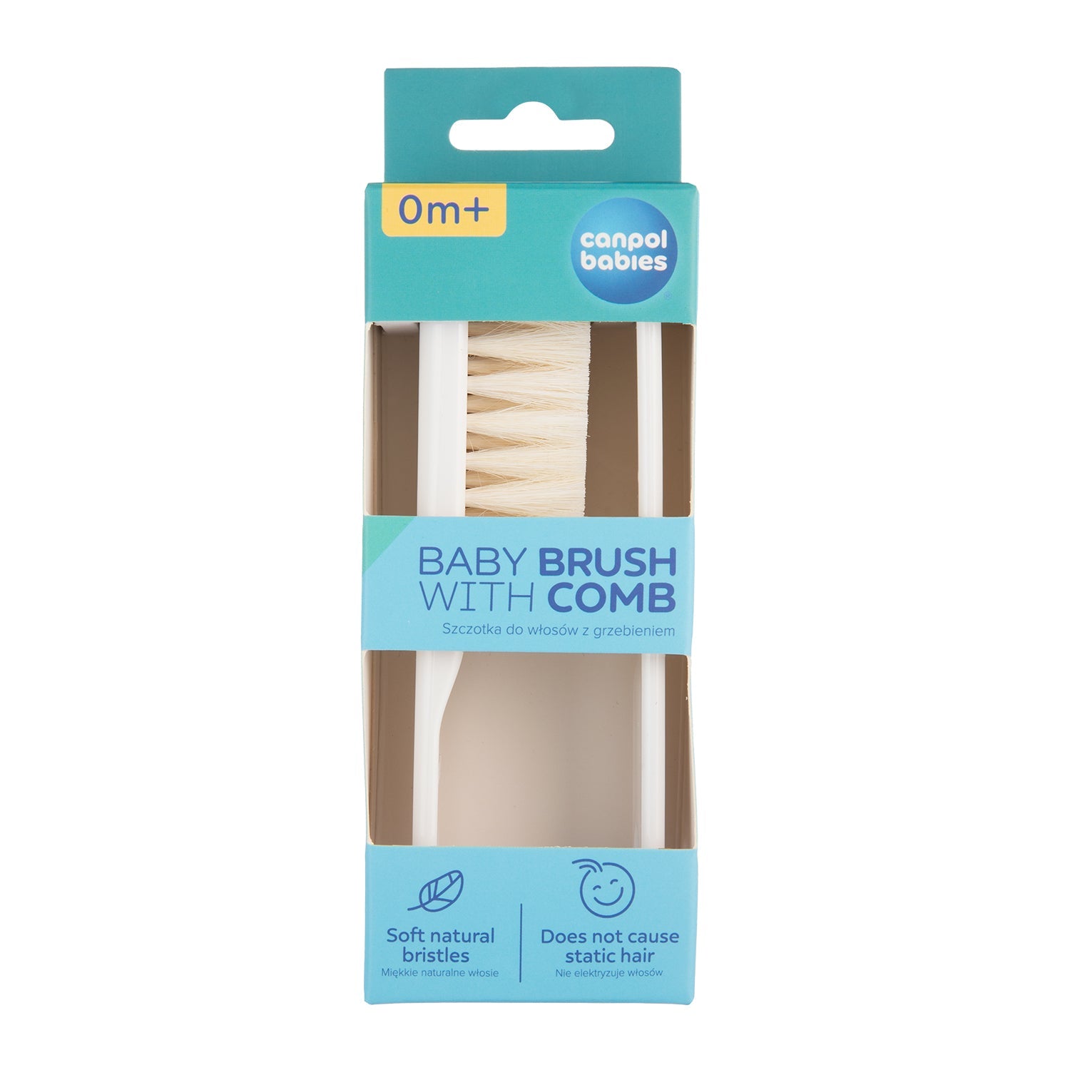 Set Perie cu par natural si Pieptan pentru bebelusi - Imagine 1 [ps:b88f82e7-1105-4a03-945d-1261a6384e36]