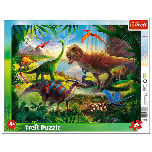PUZZLE 25 PLANSA DINOZAURI Trefl - Imagine 1 [ps:811be4f8-6d3b-4fc2-bea7-b6fa0734ae62]