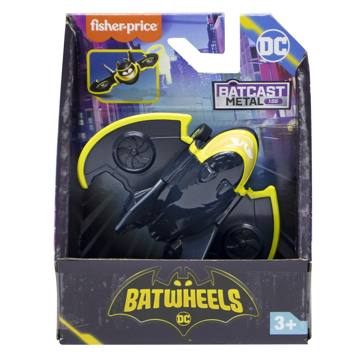 FISHER PRICE BATWHEELS MASINUTA METALICA AVIONUL BATWING - Imagine 1 [ps:6c5e9424-912e-4660-8e09-9c10b9a25dfe]