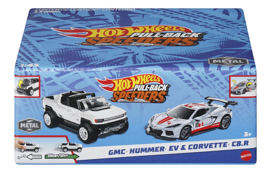 HOT WHEELS SET 2 MASINUTE METALICE PULL BACK GMC HUMMER - Imagine 1 [ps:7d3c80fb-dd5b-4cda-abc3-3e1a7d2b6889]