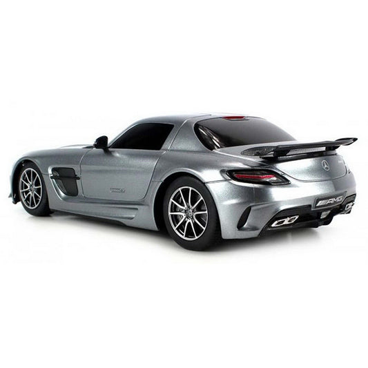 MASINA CU TELECOMANDA MERCEDES-BENZ SLS AMG ARGINTIU CU SCARA 1 LA 18 [ps:4eaa1021-9b22-4bad-9af9-d035fed13274]