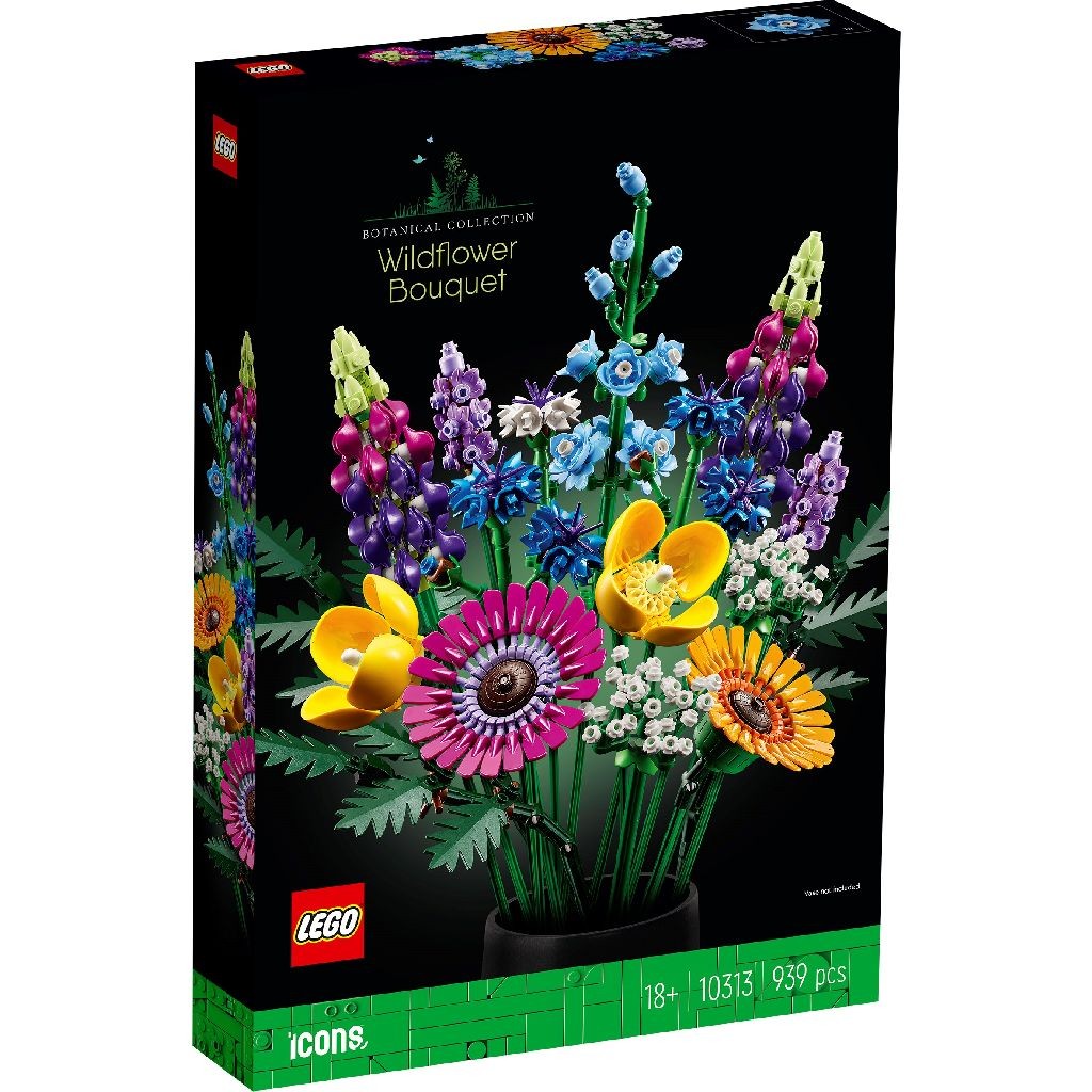 LEGO ICONS BUCHET DE FLORI DE CAMP 10313 - Imagine 1