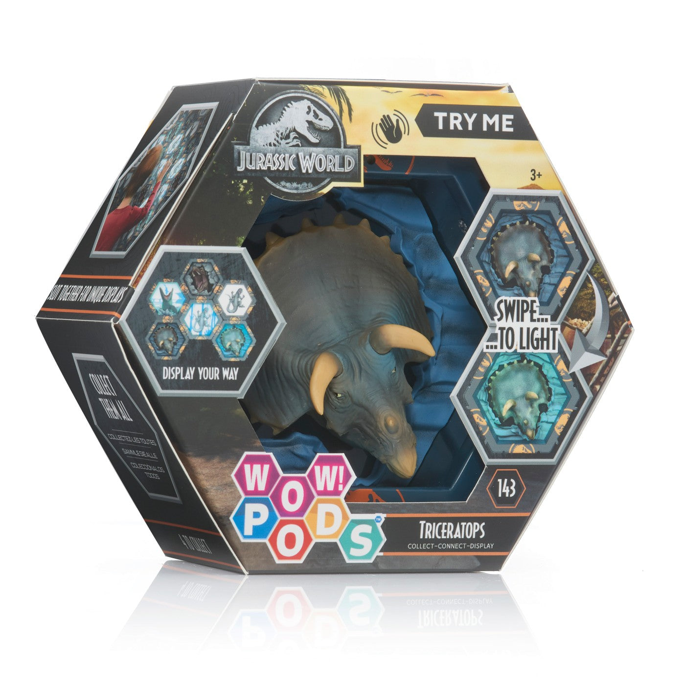 WOW! PODS - DINO TRICERATROPS SI CU EFECTE SONORE WOW! STUFF - Imagine 1 [ps:a96d27bf-aa5e-4eb1-9617-2922b2828540]