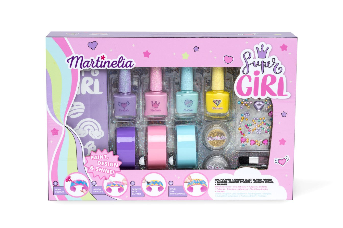 MARTINELIA SUPER GIRL SET LACURI DE UNGHII SI BRATARI - Imagine 1 [ps:cd6a675b-7786-4f54-b761-6560a4189bc7]