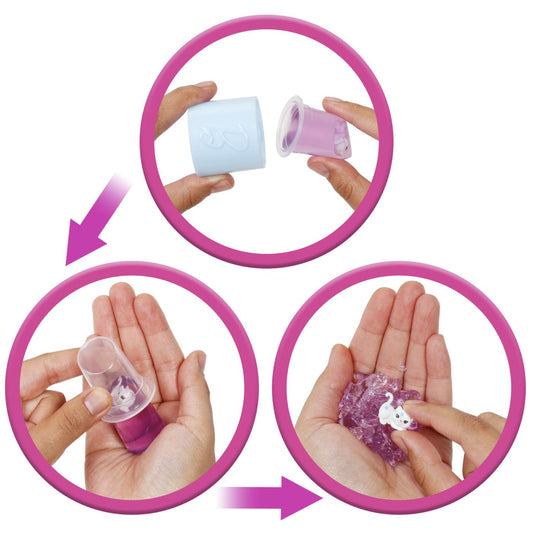 BARBIE SET PARTY UNBOXED REVEAL PAPUSA BARBIE VIOLET CU - Mov