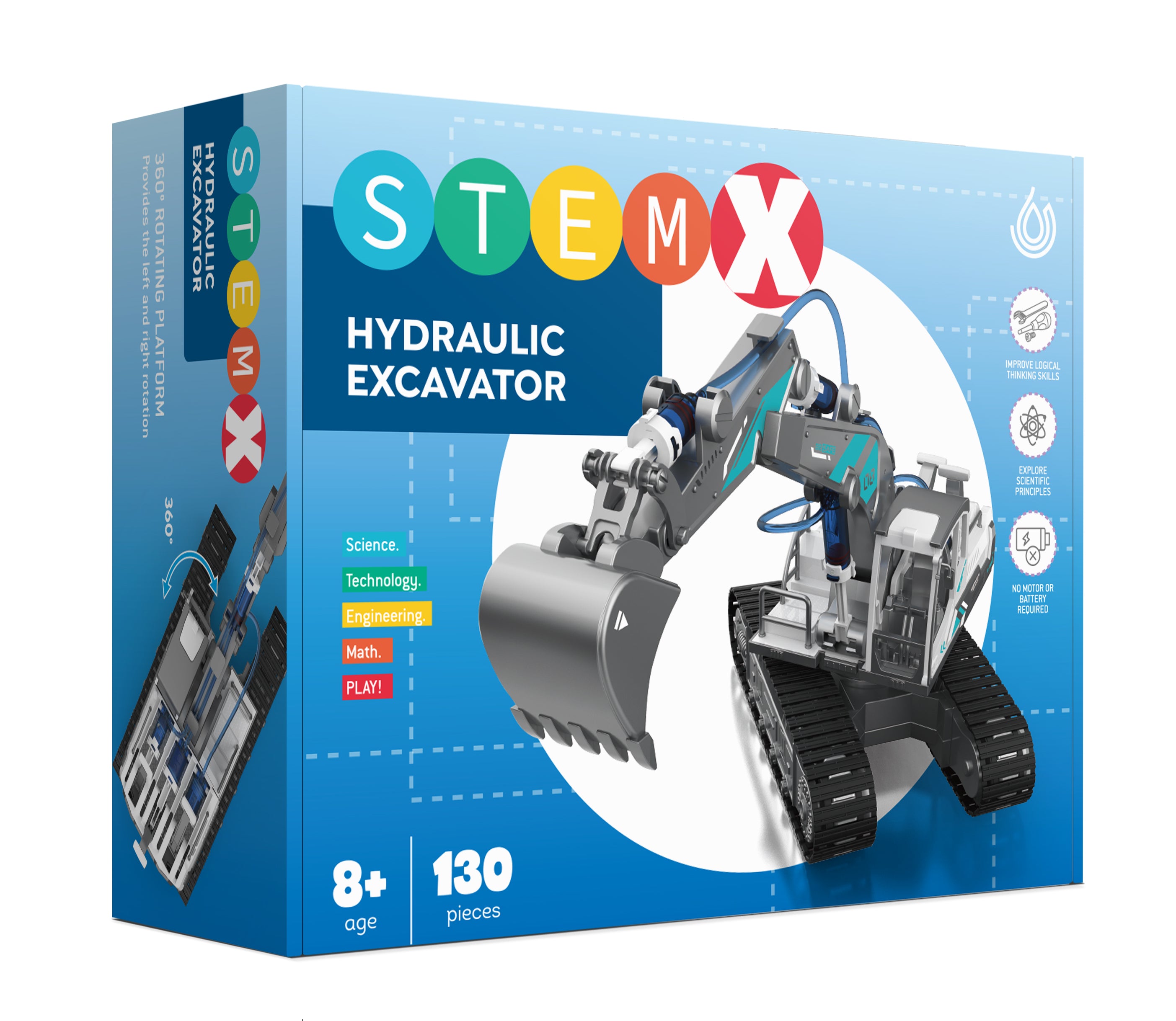 INTERAKTIVNA ZABAVA Stemx, set de constructie, Excavator - Imagine 1 [ps:88412bd5-4e64-4c68-87eb-02985794cdb1]