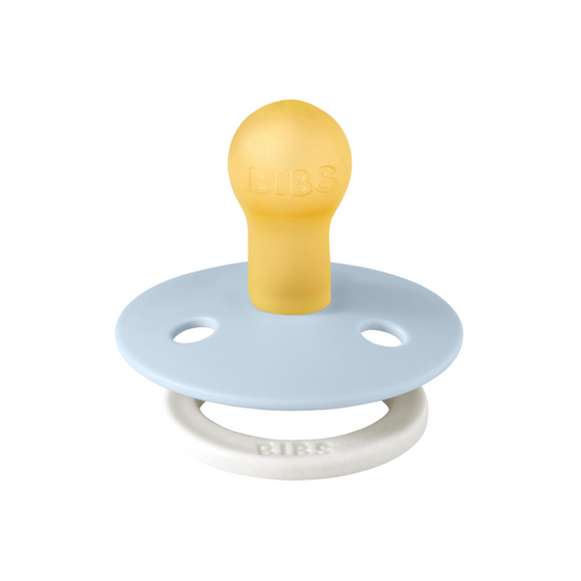 Suziță BIBS Colour GLOW Latex, Rotundă, 0 luni - Vanilla - Bleu (1) [ps:dd0fbb50-b00d-445f-a87f-f482e81ed3bf]