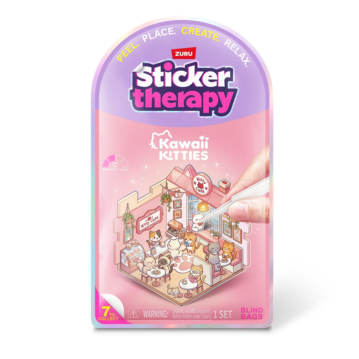 Sticker Therapy Kawaii Kitties - Jucărie Creativă - Default Title (1) [ps:31ea63aa-70ab-4d68-9bf2-0d0e04b14ae6]