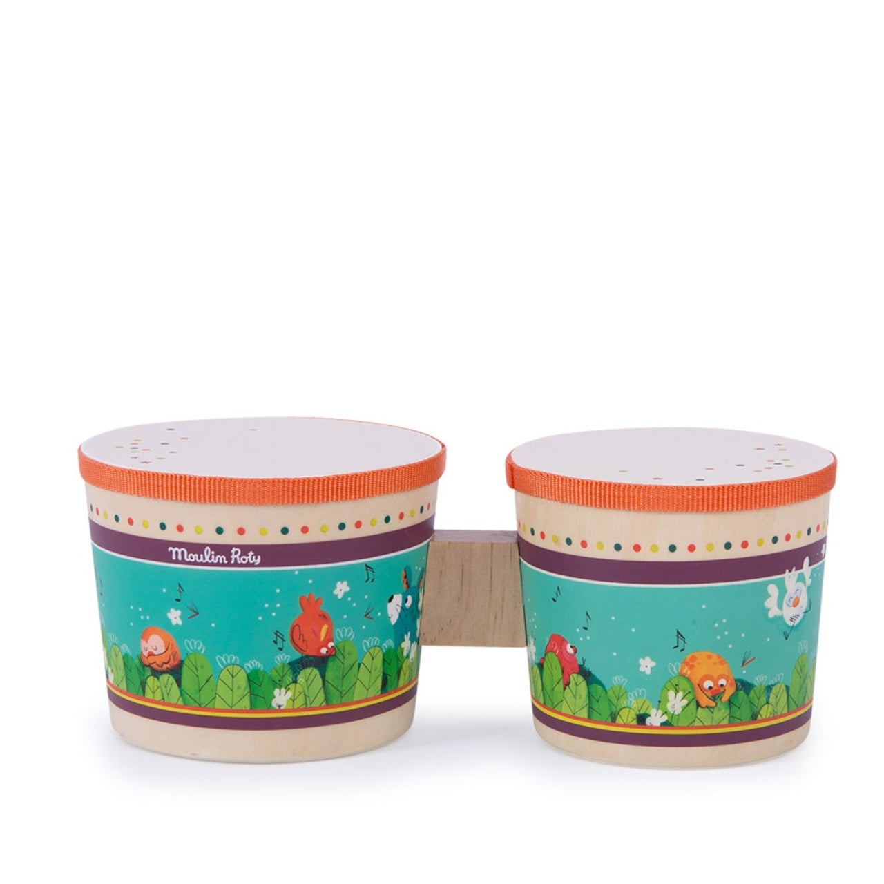 Bongo Jungla Moulin Roty - Instrument Muzical din Lemn - Default Title (1) [ps:110f847e-b9c3-4a14-aa48-b601faf416c6]