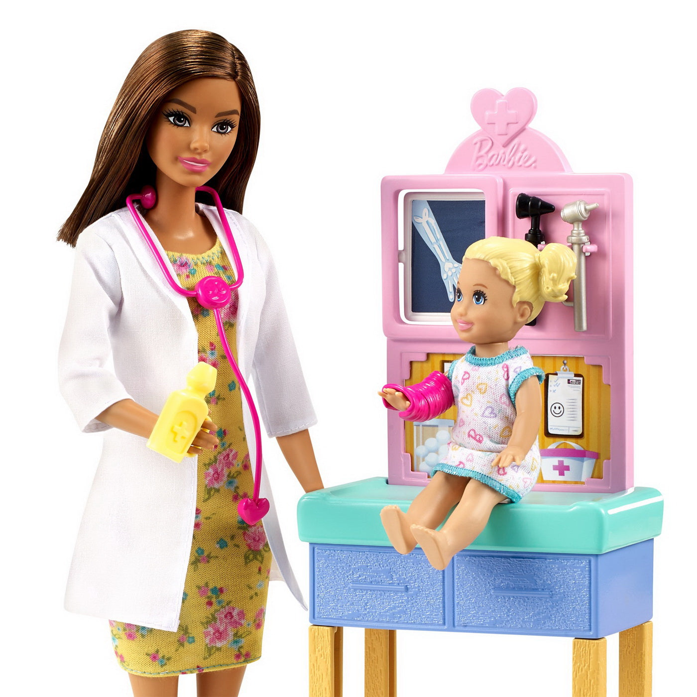 BARBIE CARIERE SET MOBILIER CU PAPUSA APICULTOR Mattel - Doctor Pediatar (1) [ps:78980876-4301-4a36-9eff-d8bc1855cfad]