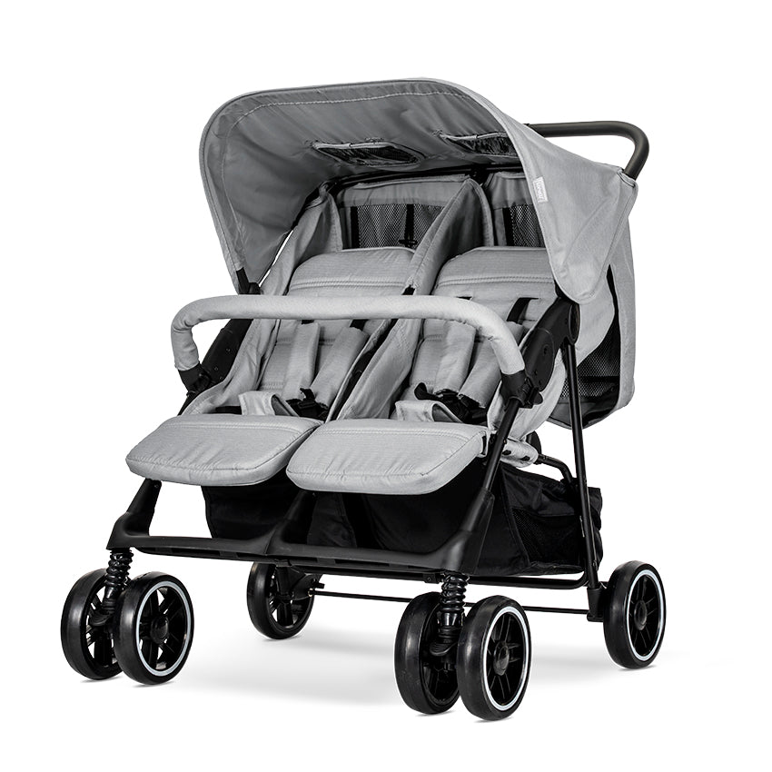Cărucior Gemeni Lorelli Twin, Cool Grey - Reglabil - Grey (1) [ps:6b923cd8-7516-49d2-b672-15f97dd80446]