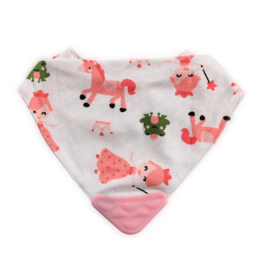 Bavetă Bandana cu Jucărie Dentiție Lorelli, Pink - Roz (1) [ps:fb1e8518-c4eb-4f02-b839-e0f234a6d569]