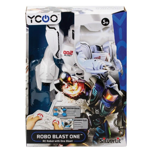 SILVERLIT ROBOT ROBO BLAST ONE ALB - Imagine 1 [ps:790eb8a0-735e-4ff0-8b40-758ad38a01d4]