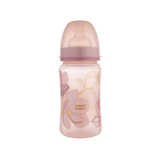 Canpol Babies Biberon Anticolic Gat Larg 240Ml Pp Gold - Imagine 1 [ps:94ffa8d9-c10c-4bf7-9df0-683a999ffa40]