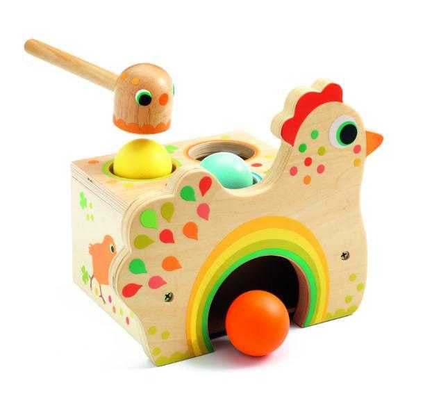 Jucarie bebe Gaina cu oua Tapatou, Djeco - Imagine 1 [ps:6b2e7077-408b-42a6-ac22-52ddb9c5fed1]