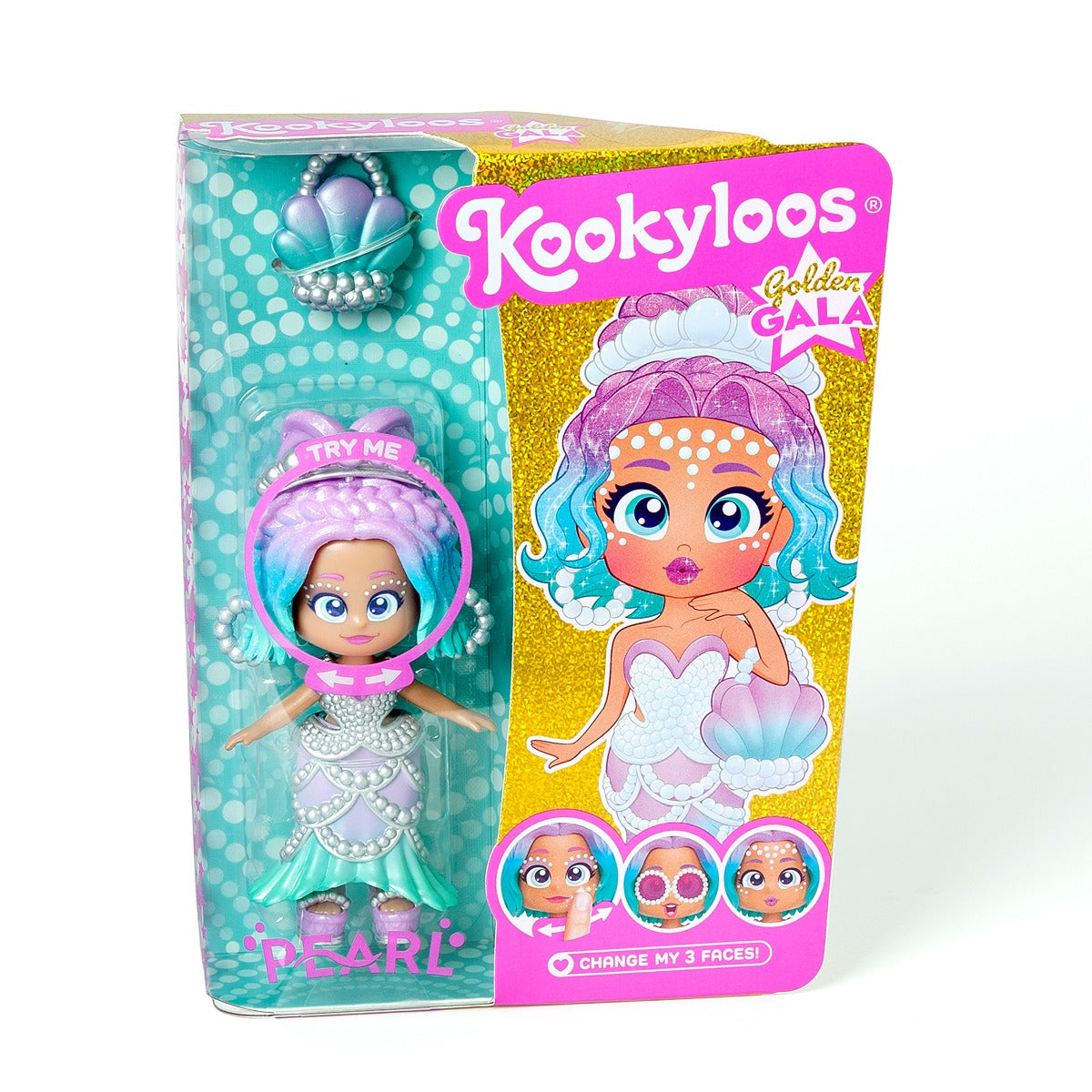 KOOKYLOOS Golden Gala Pearl, papusa - Imagine 1