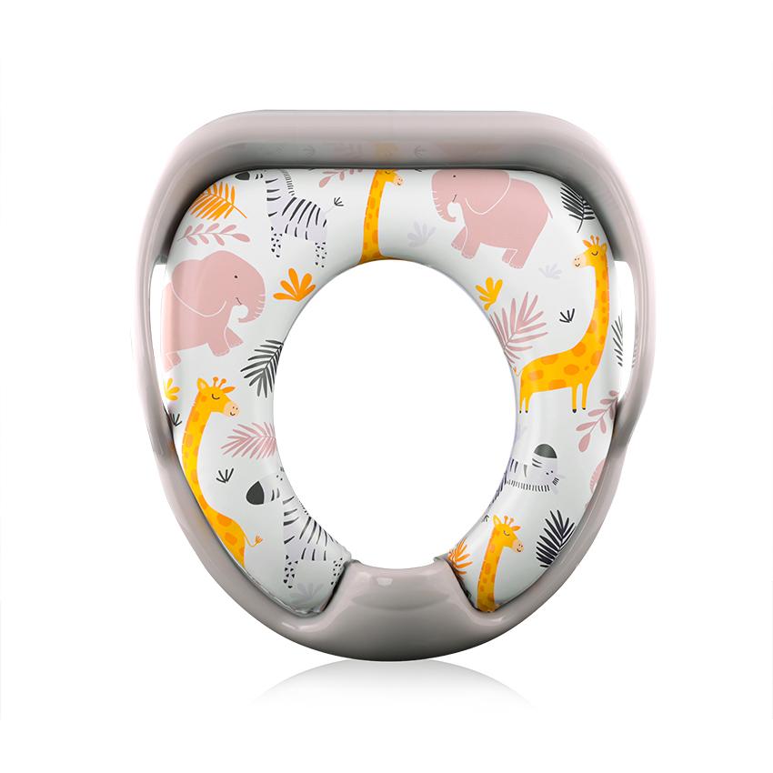 Reductor Toaletă Moale Lorelli, Universal, Animals Grey - Animals grey (1) [ps:95f4e767-fff0-4c47-aa97-f55b18237770]