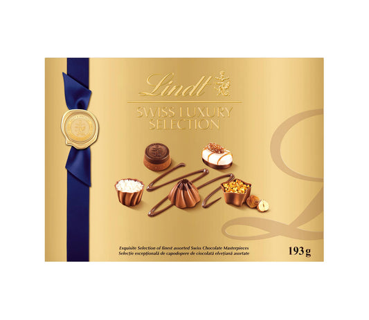 LINDT Swiss Luxury, bomboane de ciocolata, asortate, 193 g - Imagine 1 [ps:8e266016-f47c-4417-ad4e-532651a5d20f]