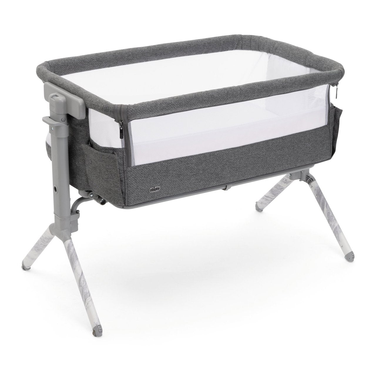 Patut pentru copii co-sleeping Chicco Next2Me Armonia, - Carrara (Gri inchis) (1) [ps:e33ed0bb-c42d-4d86-86ec-e51efede6980]