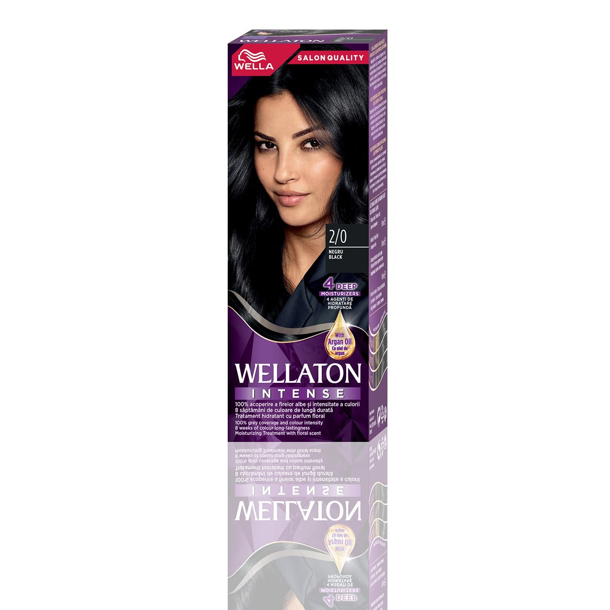 WELLATON Intense, vopsea de par, nuanta negru, nr 2/0 - 1 [ps:52bce06c-4cab-454a-96b4-9857d08b38ef]
