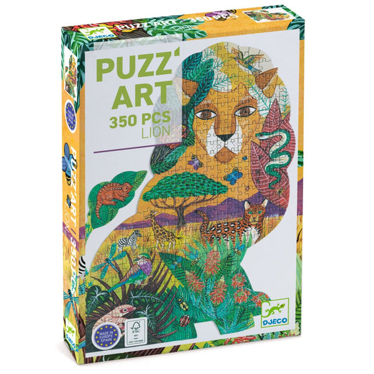 Puzzle Puzz'Art Leu, Djeco - Imagine 1 [ps:e1635d4f-45de-4929-9251-d38741d4852e]
