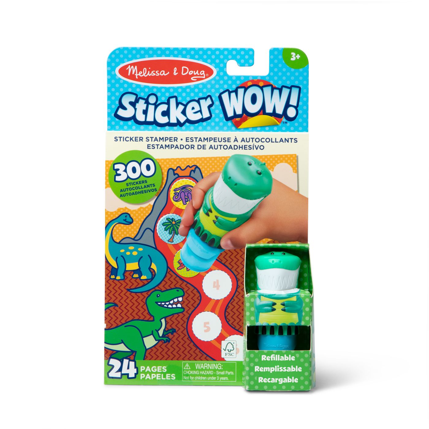MELISSA AND DOUG STICKER WOW SET DE JOACA AUTOCOLANTE SI - Imagine 1