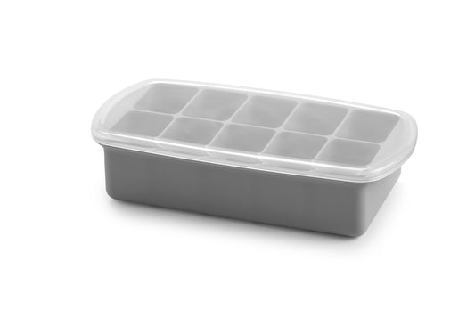 RECIPIENT REFRIGERARE HRANA BEBE, MELII, 59 ML X 10 CUB - Gri