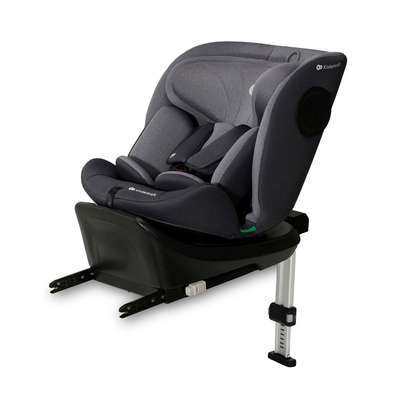 SCAUN AUTO I-SIZE, 40-150 CM, KINDERKRAFT I-360, BLACK - Gri [ps:77d63639-f6e8-4d9d-8dcb-e326030c1cb1]