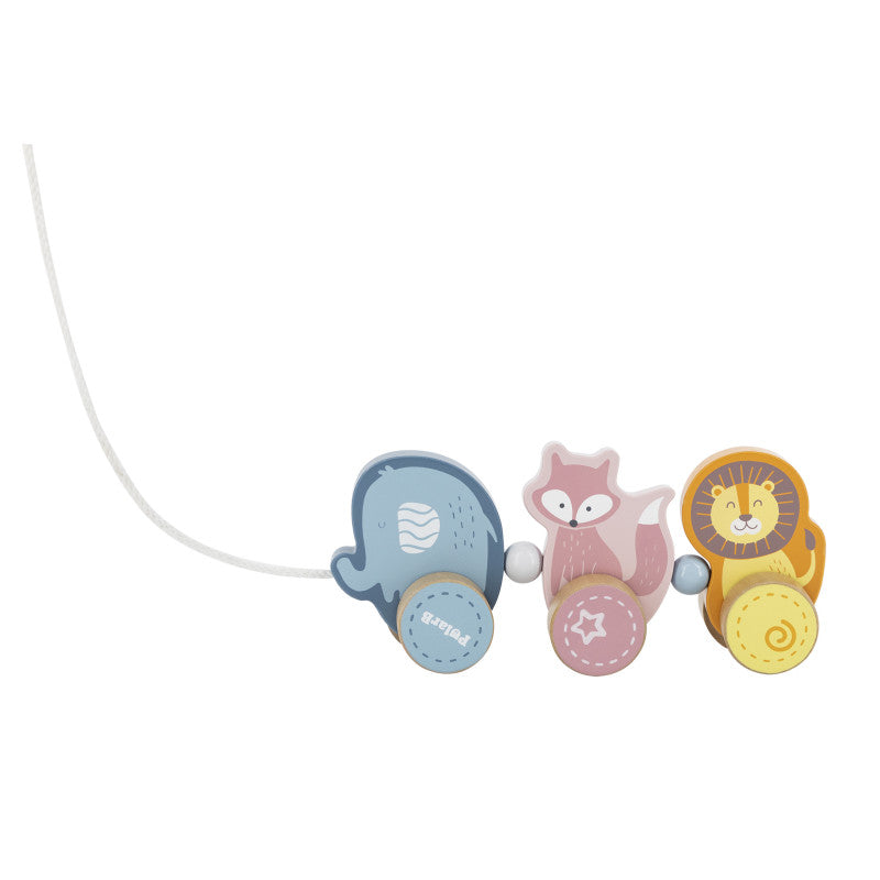 Jucarie de tras Animale din padure, PolarB, Viga - Imagine 1 [ps:e918ad8d-d6f1-42c4-90ad-1ec9264fcb4a]
