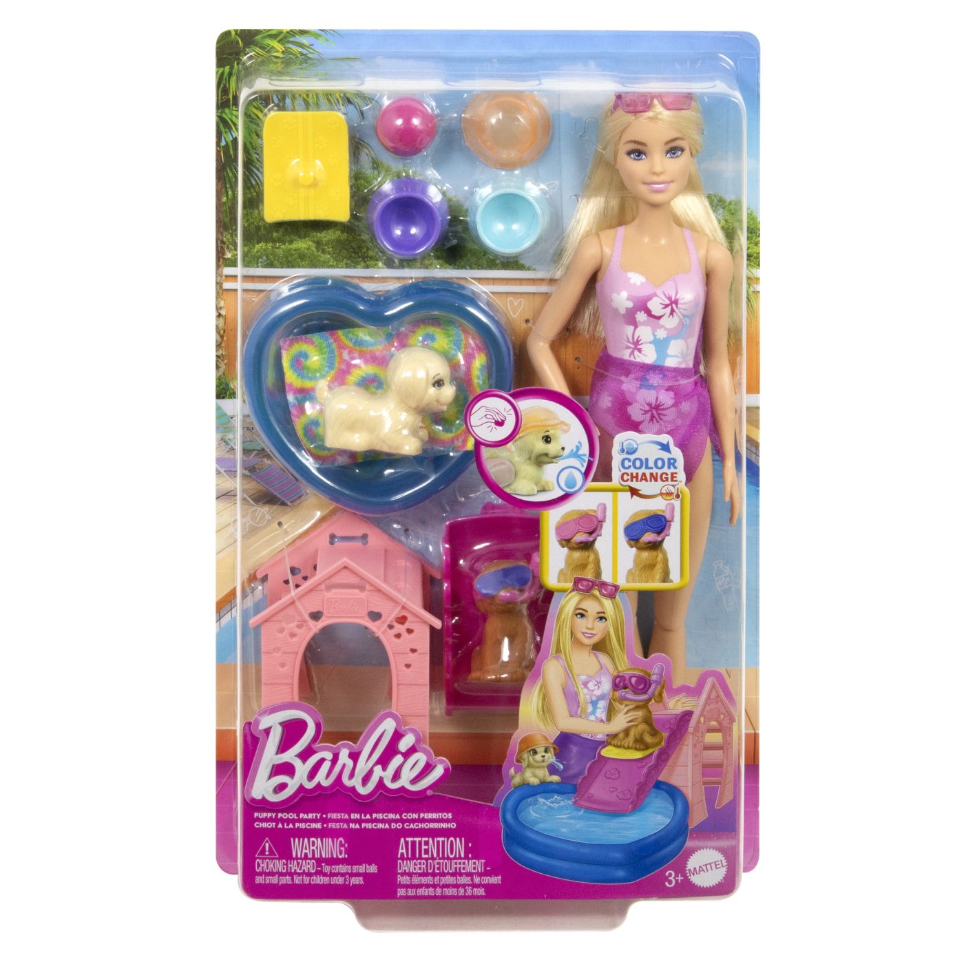 BARBIE COLOR CHANGE PETRECEREA CATELUSULUI LA PISCINA Mattel - Imagine 1 [ps:f0ee6137-d9c6-4aa9-b40f-9d6744e83c36]