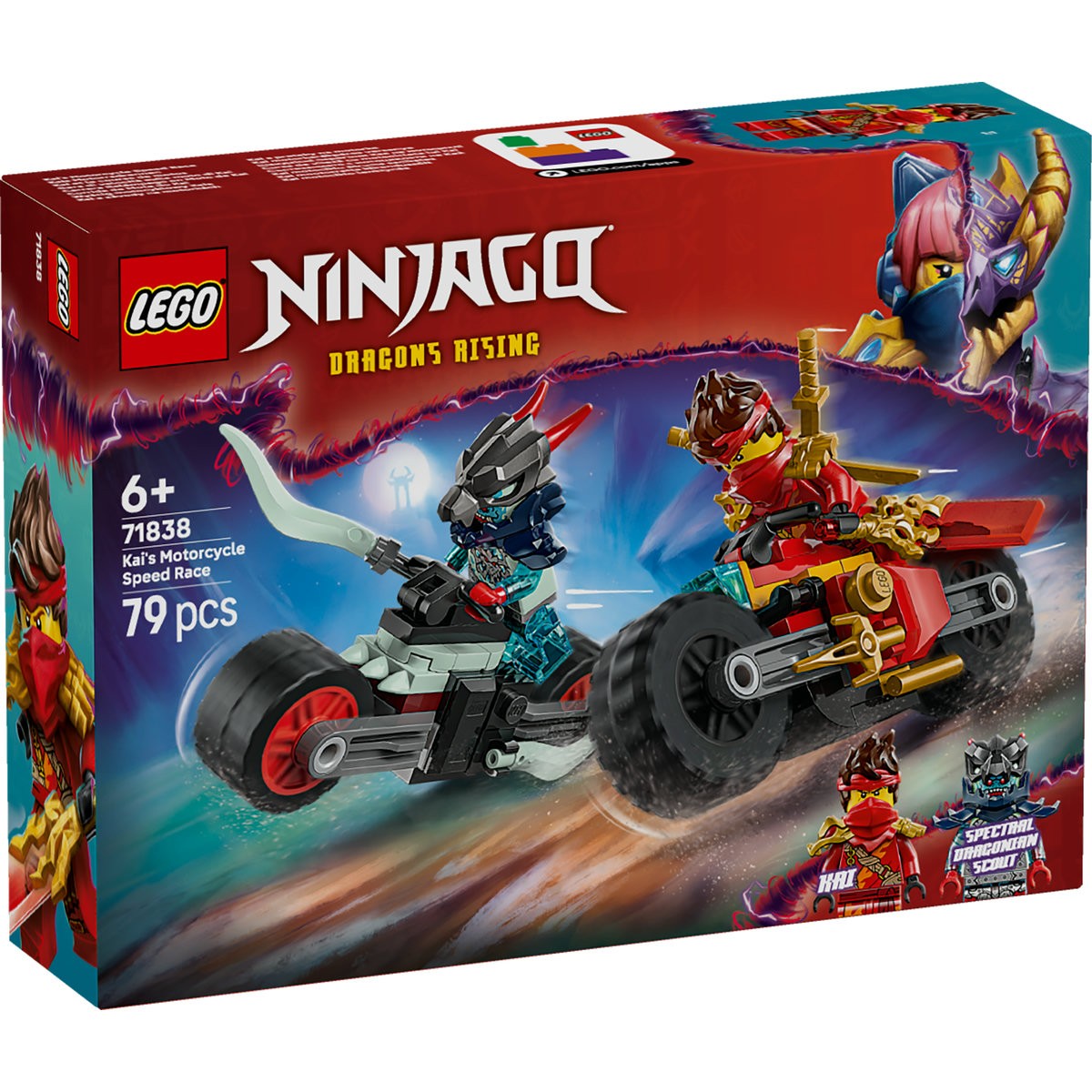 LEGO NINJAGO CURSA DE VITEZA CU MOTOCICLETA LUI KAI 71838 - Imagine 1 [ps:c1a92505-6543-4b95-ac09-b53128a4b024]