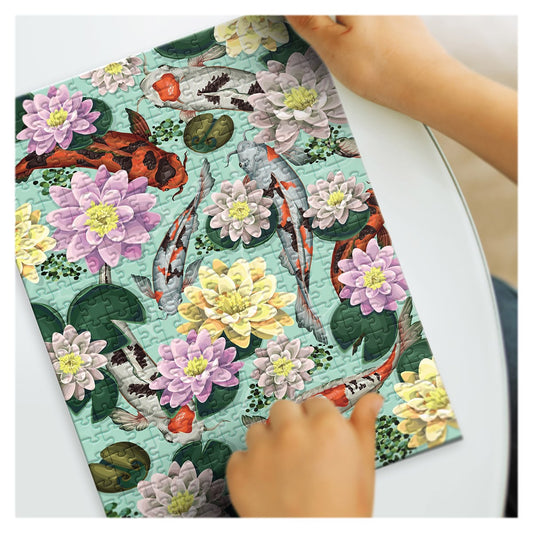 Puzzle Botany Lotus Flowers 350 piese - Dodo Toys - Default Title (1) [ps:8e75c4c6-2c27-47e9-9c3b-5df7abe3e2c6]