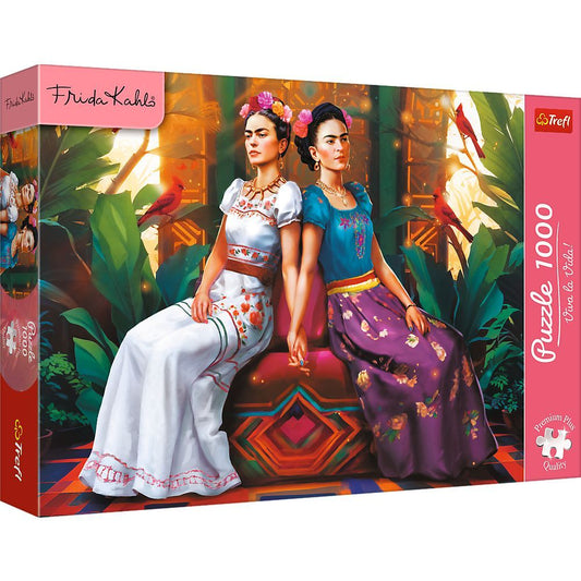 PUZZLE TREFL 1000 PREMIUM PLUS FRIDA KAHLO DOUA FETE - Imagine 1 [ps:ffec3bdd-89b1-44a5-a127-321e6f23620c]
