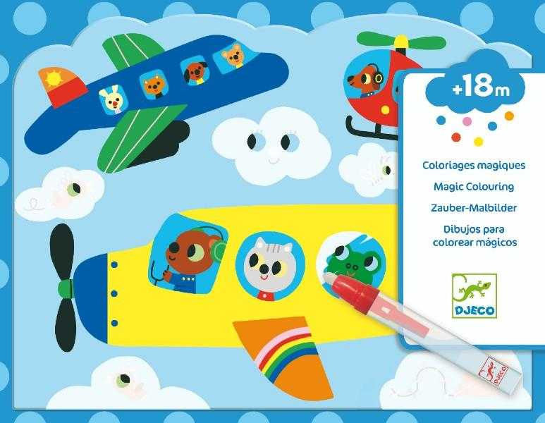 Set pictura cu apa Zbor, Djeco - Imagine 1 [ps:12b0ac4d-1bbd-4cde-9ddf-387852e97438]