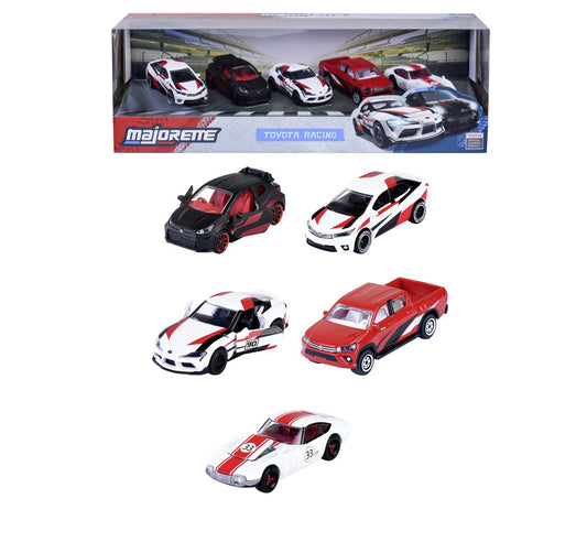 MAJORETTE SET 5 MASINUTE METALICE TOYOTA RACING SCARA 1 - Imagine 1 [ps:88d4f46d-d85f-4967-b66b-65a7c9e62239]