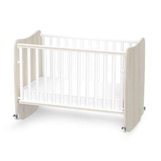 Patut Bebe LORELLI Stars - Leganare, Casuta - White Light Oak (1) [ps:4e8becc2-afd3-4b65-bb0b-f3e8f460375c]