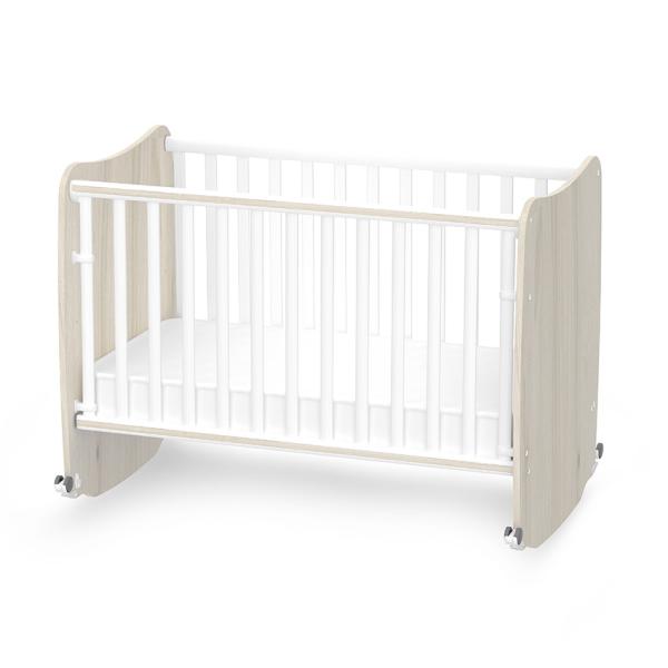 Patut Bebe LORELLI Stars - Leganare, Casuta - White Light Oak (1) [ps:4e8becc2-afd3-4b65-bb0b-f3e8f460375c]