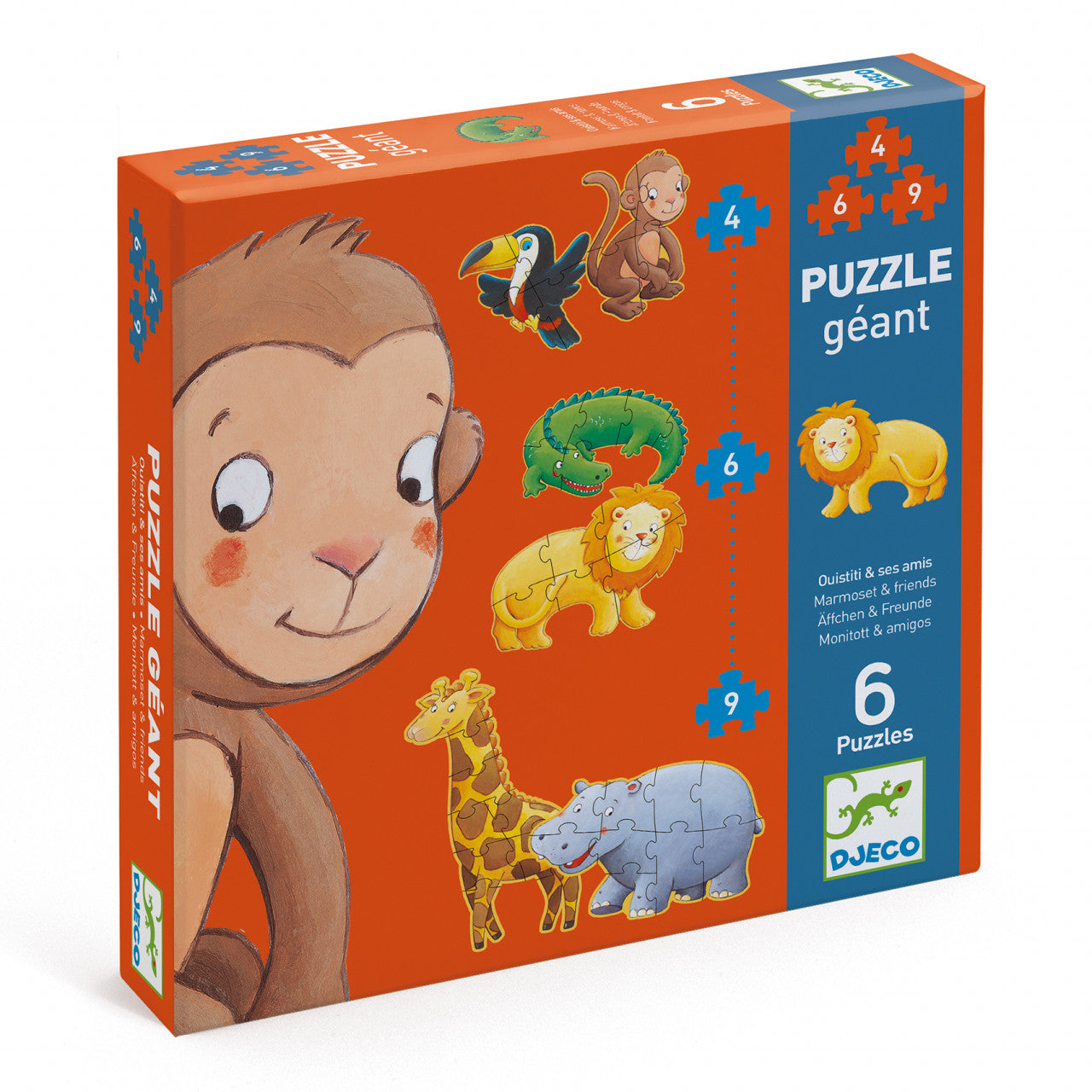 Puzzle progresiv Animale salbatice, Djeco - Imagine 1 [ps:45f7f0ce-bf5c-4dba-8bc8-2c7d974daa28]