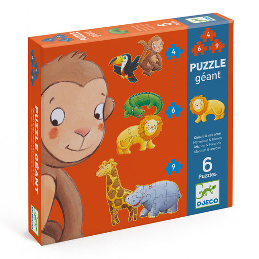Puzzle progresiv Animale salbatice, Djeco - Imagine 1 [ps:45f7f0ce-bf5c-4dba-8bc8-2c7d974daa28]