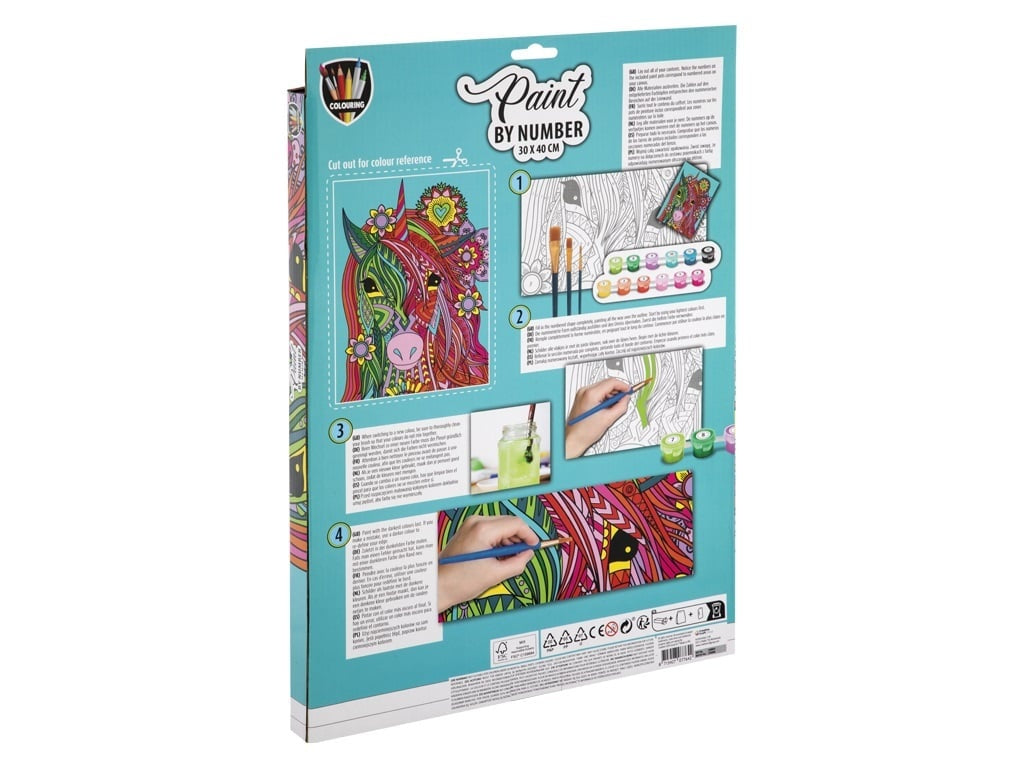 Set Pictură pe Numere Canvas Unicorn Grafix - Default Title (1) [ps:d6eddec9-2417-40ac-90f1-369a85e47aa4]