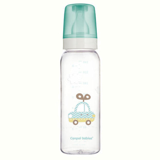Canpol Babies Biberon Sticla Cu design 240 ml - 42/201 - Imagine 1 [ps:3c5ebac1-9156-4653-a450-c315eb0eba90]
