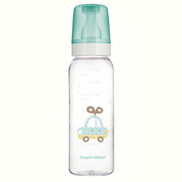 Canpol Babies Biberon Sticla Cu design 240 ml - 42/201 - Imagine 1 [ps:3c5ebac1-9156-4653-a450-c315eb0eba90]