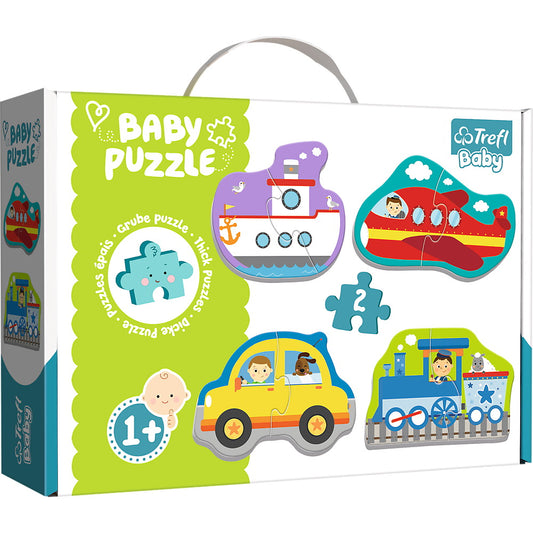 PUZZLE TREFL BABY CLASIC VEHICULE PENTRU TRANSPORT 8 PIESE - Imagine 1 [ps:3c92367d-7622-4706-97e8-8ab2613ce558]