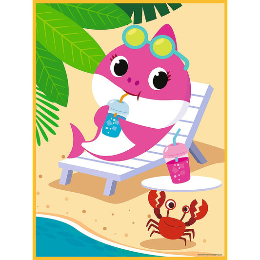 PUZZLE TREFL PRIMO BABY MAXI 2X10 BABY SHARK [ps:626b2132-4549-429e-b4bd-c51354acbdbf]
