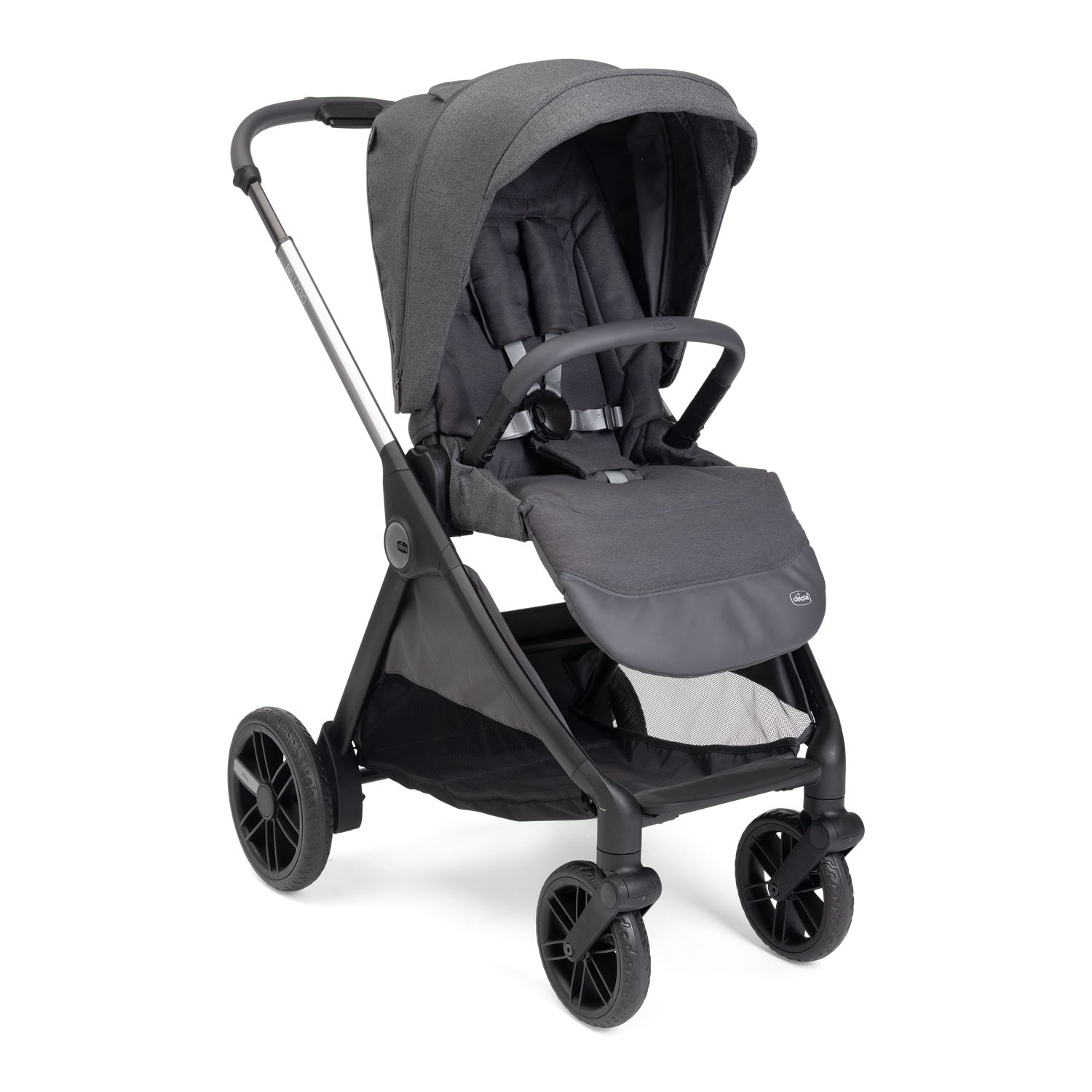 Carucior copii 3 in 1 Chicco Bellagio, Black Satin (gri - Default Title (1) [ps:46f0766e-537e-4bc2-9ebd-ca5cc1bf537b]