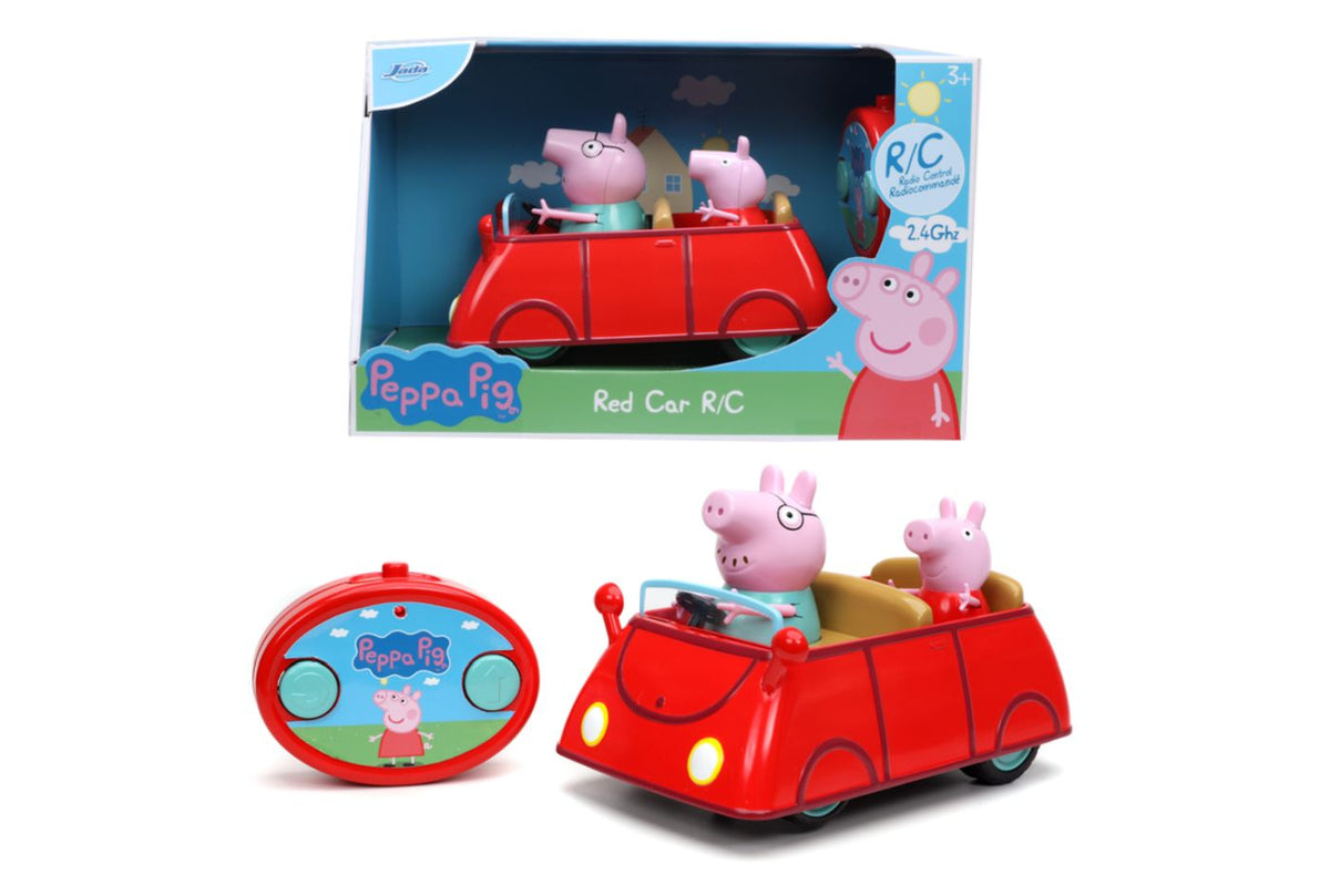 Mașinuță RC Peppa Pig Roșie cu Figurine Simba - Jada Toys - Default Title (1) [ps:2b07670e-5afb-4376-869f-1d2e65d8ca03]