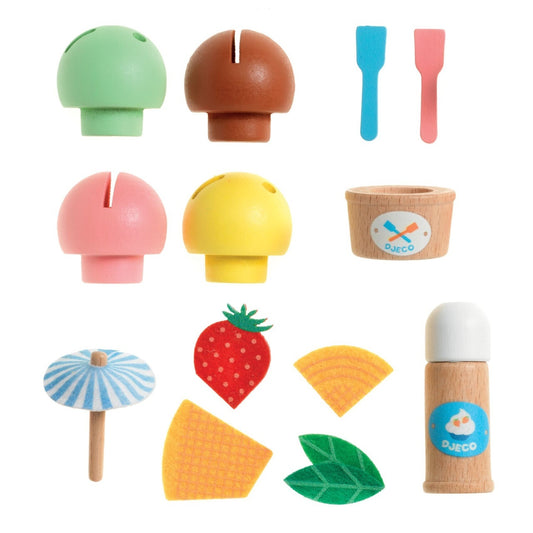 Joc de rol Gelateria din lemn Djeco - Jucărie Creativă - Default Title (1) [ps:23090771-9b58-40d3-bab1-cae2ccd0b77e]