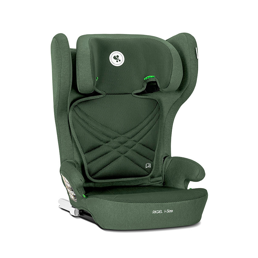 Scaun Auto Lorelli Rigel i-Size, Isofix, 100-150 cm, Black - Green (1) [ps:b3f686d4-fe34-40bc-b42d-06f99f4e78d0]